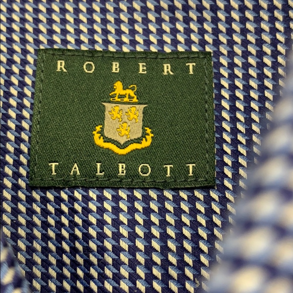 Excellent Condition! Talbot Button Down Shirt Blue - image 3